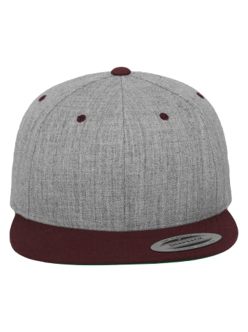  Flexfit Snapback in h.grey/maroon