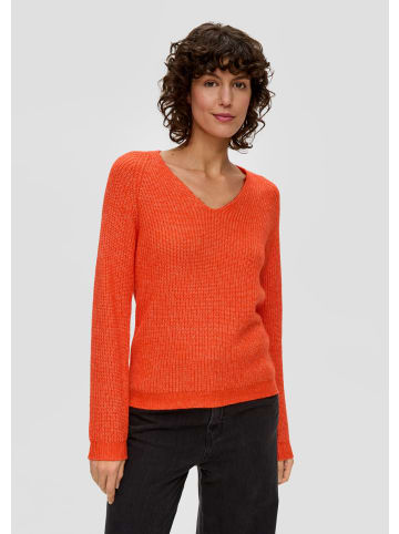s.Oliver Strickpullover langarm in Orange
