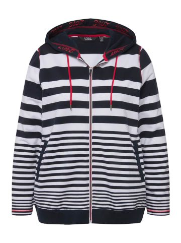 Ulla Popken Sweatjacke in marine