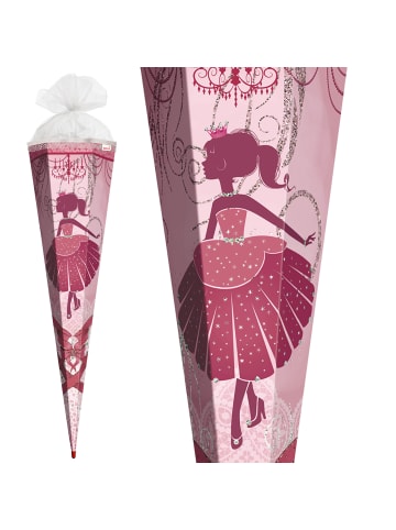 ROTH Schultüte groß Ballerina 85 cm, Glitter in Rosa