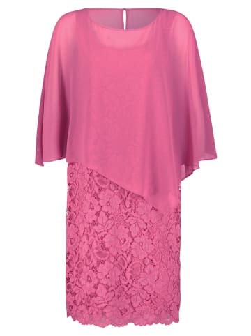 Vera Mont Cocktailkleid mit Spitze in Rose Pink