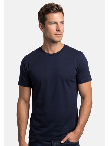 Ragman Unterhemd / Shirt Kurzarm Basic in Marine