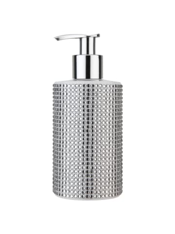 Vivian Gray Seifenspender Diamonds mit Creme Seife in Silber in Silber