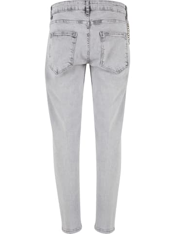 2Y Premium Tapered Jeans in grey