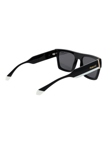 Polaroid Unisex Sonnenbrillen Quadrat Schwarz