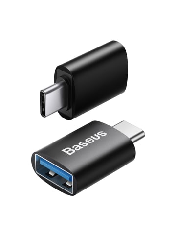 Baseus Ingenuity Series Steckeradapter USB Typ C auf USB-A 3.2 Gen 1 in Schwarz