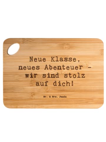 Mr. & Mrs. Panda Küchenbrett Spruch Erster Schultag Abenteuer mi... in Braun