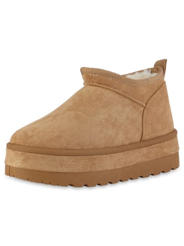 VAN HILL Winter Boots Aurora in Hellbraun