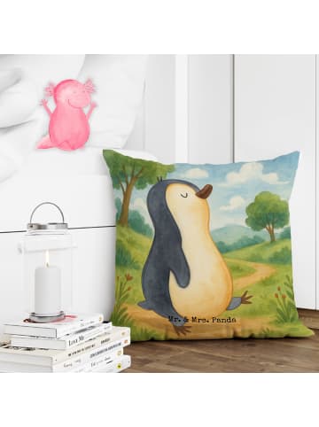 Mr. & Mrs. Panda Dekokissen Sofa Pinguin mHerzieren Design ohne... in Weiß