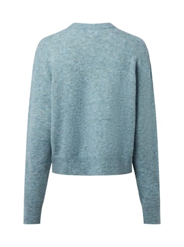 Marie Lund Strickjacke in hellblau petrol - 0003