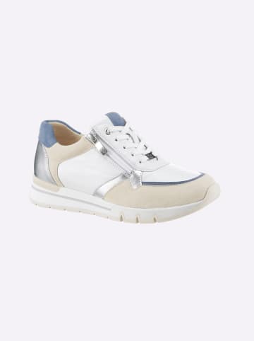 Caprice Sneaker in weiß-jeansblau