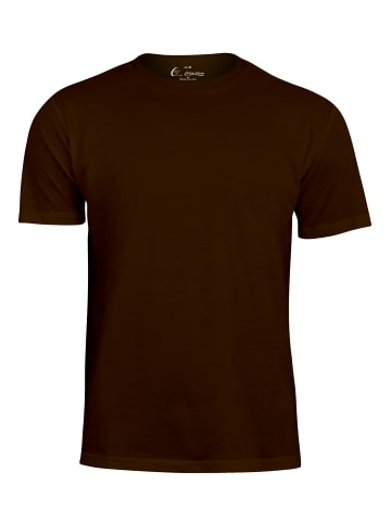Cotton Prime® T-Shirt Basic O-Neck in Braun