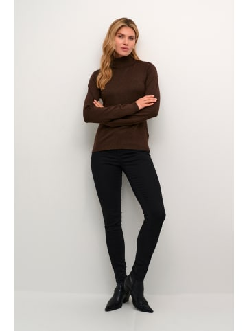 CULTURE Strickpullover CUannemarie Slim/ Regular fit in Demitasse Melange