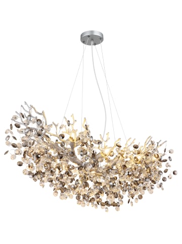 Globo lighting Luster "QUEENA" in silver