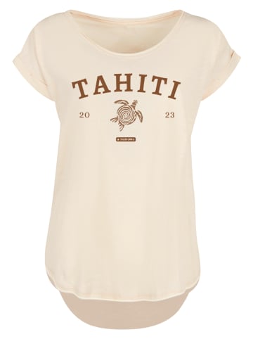 F4NT4STIC Long Cut T-Shirt Tahiti in Whitesand