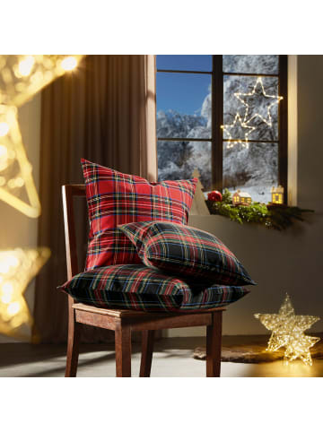 Erwin Müller Baumwollmischung, Gewebt Kissenhülle in rot