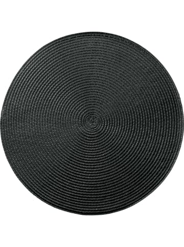 Erwin Müller Tischset 8er-Pack Amadora in schwarz