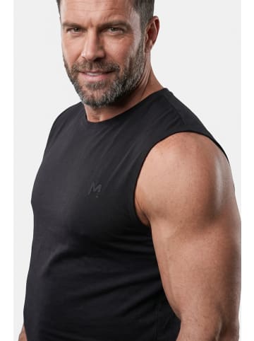 Men Plus Unterhemd in schwarz