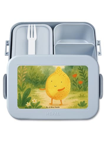Mr. & Mrs. Panda MEPAL Bentobox Beste Freunde Zitrone Design ohn... in Blau Pastell