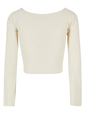 Urban Classics Longsleeves in whitesand