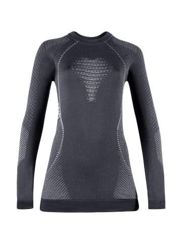 UYN Pullover W CASHMERE SHINY 2.0 UW SHIRT LONG SLEEVE ROUND NECK in Silber