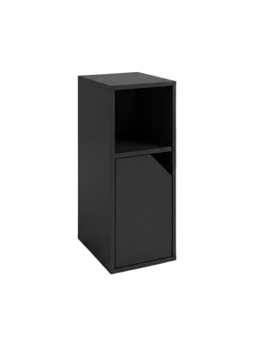 SCENA LIVING Schrank mit Türen in Schwarz, (B) 34 x (H) 61,5 x (L) 25 cm