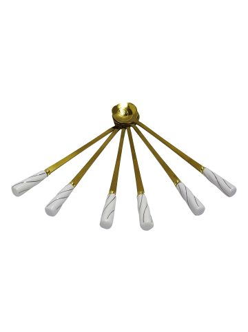 Zellerfeld 6er-Set Dessertlöffel in Gold
