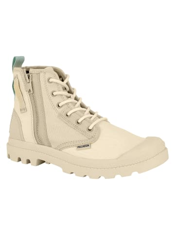 Palladium Schnürschuhe in Creme