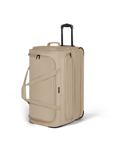 Redolz Duffle Essentials 2-Rollen Reisetasche 70 cm L mit Dehnfalte in beige