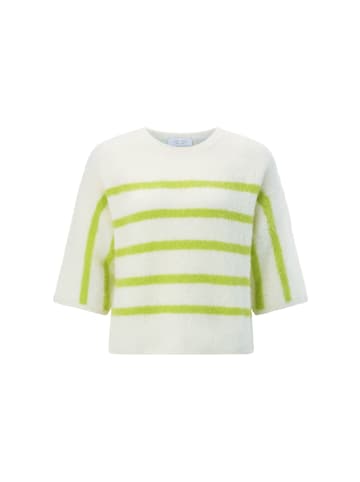 Rich & Royal Crew NK Stripes Cropped in Urban Lime