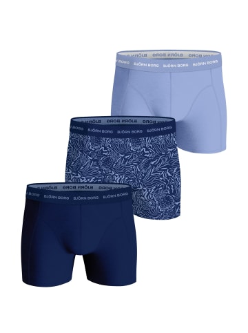 Björn Borg Boxershort 3er Pack in Schwarz/Blau