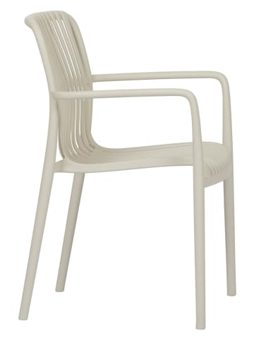 ebuy24 Gartenstuhl Iben Sandfarben 56 x 58 cm