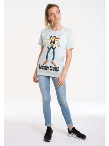 Logoshirt T-Shirt Lucky Luke Colt in hellblau