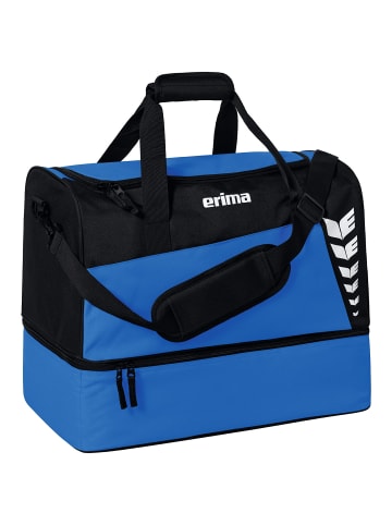 erima Six Wings Sporttasche mit Bodenfach in new royal/schwarz