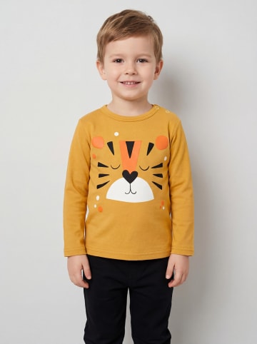 TupTam Baby Jungen Langarmshirt 5er Set in blau/gelb