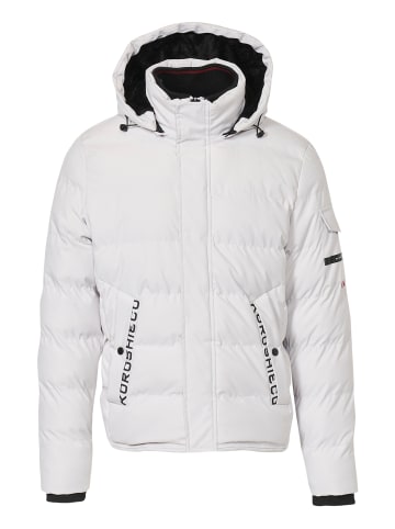 KOROSHI Gepolsterte Jacke in grau