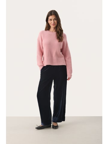PART TWO Strickpullover LumaPW Relaxed fit in Silver Pink
