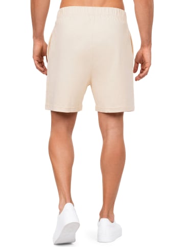 Reichstadt Herren Regular Fit Shorts Mid Waist in Eggshell White