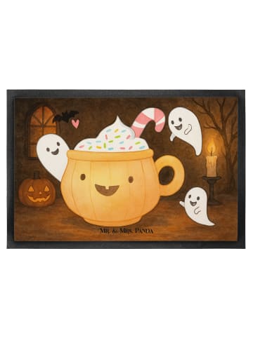 Mr. & Mrs. Panda Schmutzfangmatte Kaffee Gespenst Design ohne Sp... in Weiß