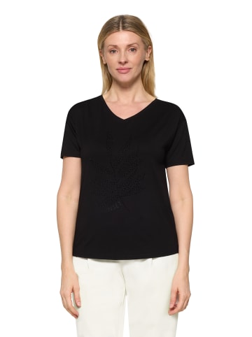 Betty Barclay Casual-Shirt mit V-Ausschnitt in Schwarz