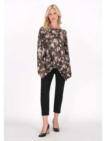 Usha Women Blouse in brown multicolor