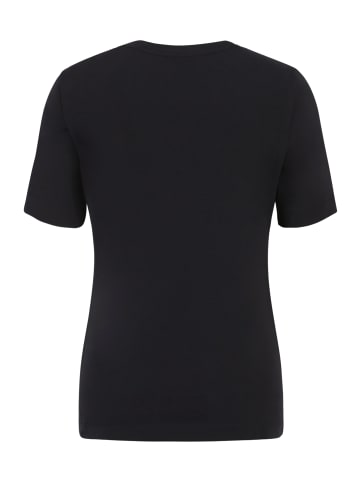 BETTY & CO Basic Shirt mit Rundhalsausschnitt in Schwarz