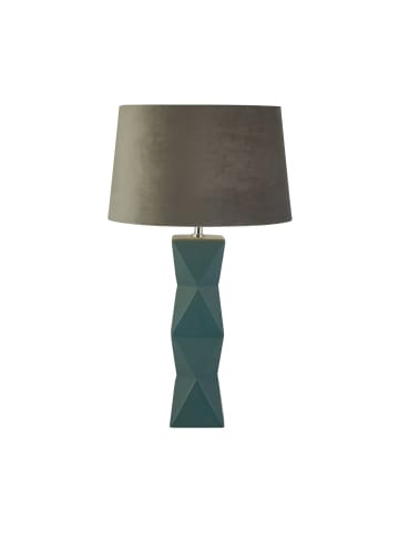 Licht-Erlebnisse Tischlampe (B)35 x (L)35 x (H)61 cm in Blau Grau