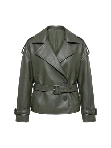 Studio Untold Jacke in dunkles oliv