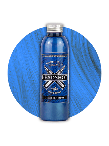 Headshot vegane Haarfarbe Desaster Blue 150 ml sempipermanente Haartönung