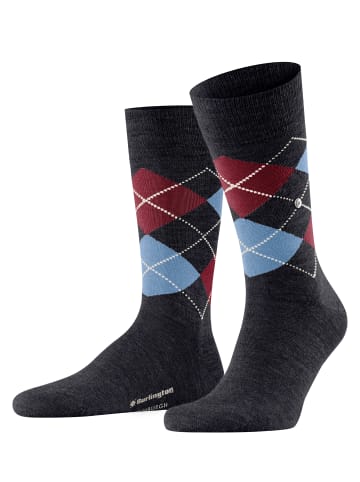 Burlington Socken Melange Marylebone in Koenigsblau