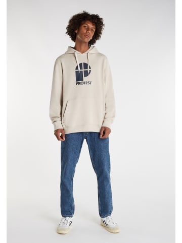 Protest " CLASSIC LOGO HOODY in Kitoffwhite