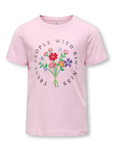 KIDS ONLY Besticktes T-Shirt Bio-Baumwolle Kogemma in roseate spoonbill