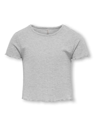 KIDS ONLY T-Shirt in light grey melange
