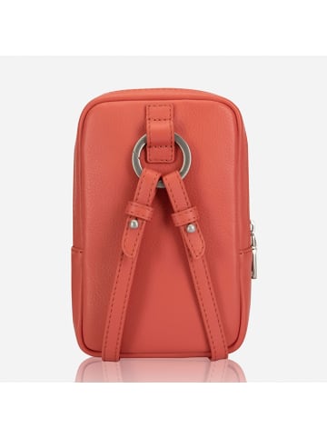 Jekyll & Hide Paris Handytasche Leder 11 cm in adria geranio